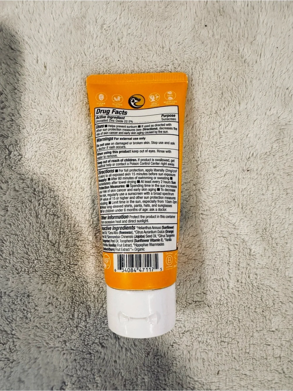 Badger Kids SPF 40 Mineral Sunscreen Cream